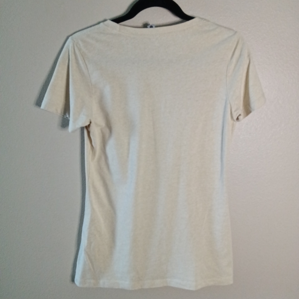 Graphic Tee Drinks First Then Relatives T-Shirt Off White Retro Large - Picture 3 of 5